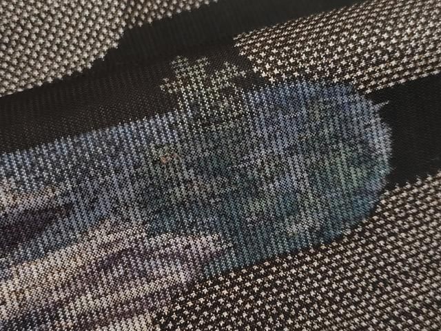 平和屋着物□極上 都喜ヱ門 本場大島紬 7マルキ 泥染め 総絣 歴史に