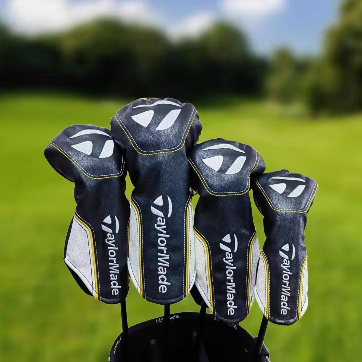 4点セット テイラーメイド TaylorMade ゴルフクラブヘッドカバーセット ゴルフヘッドカバー 組み合自由!
