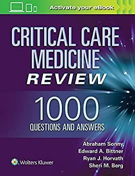 【中古】【輸入品・未使用】Critical Care Medicine Review: 1000 Questions and Answers