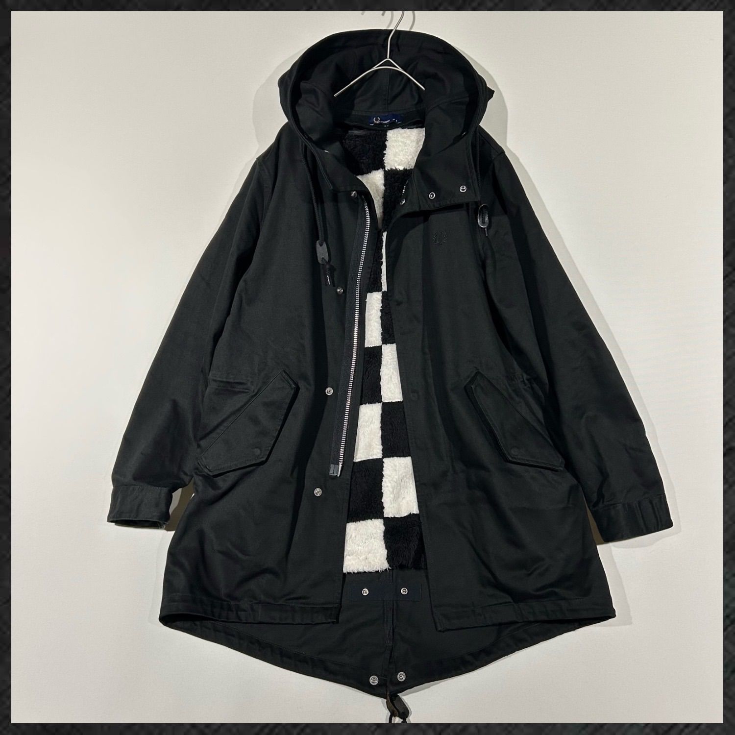 フレッドペリー FRED PERRY モッズコート ブロックチェック