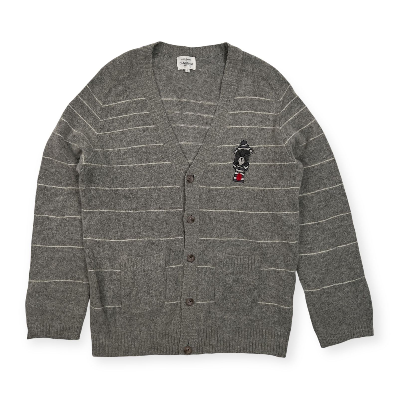 Castelbajac Sport カステルバジャック ベアー柄入り ウールニット 