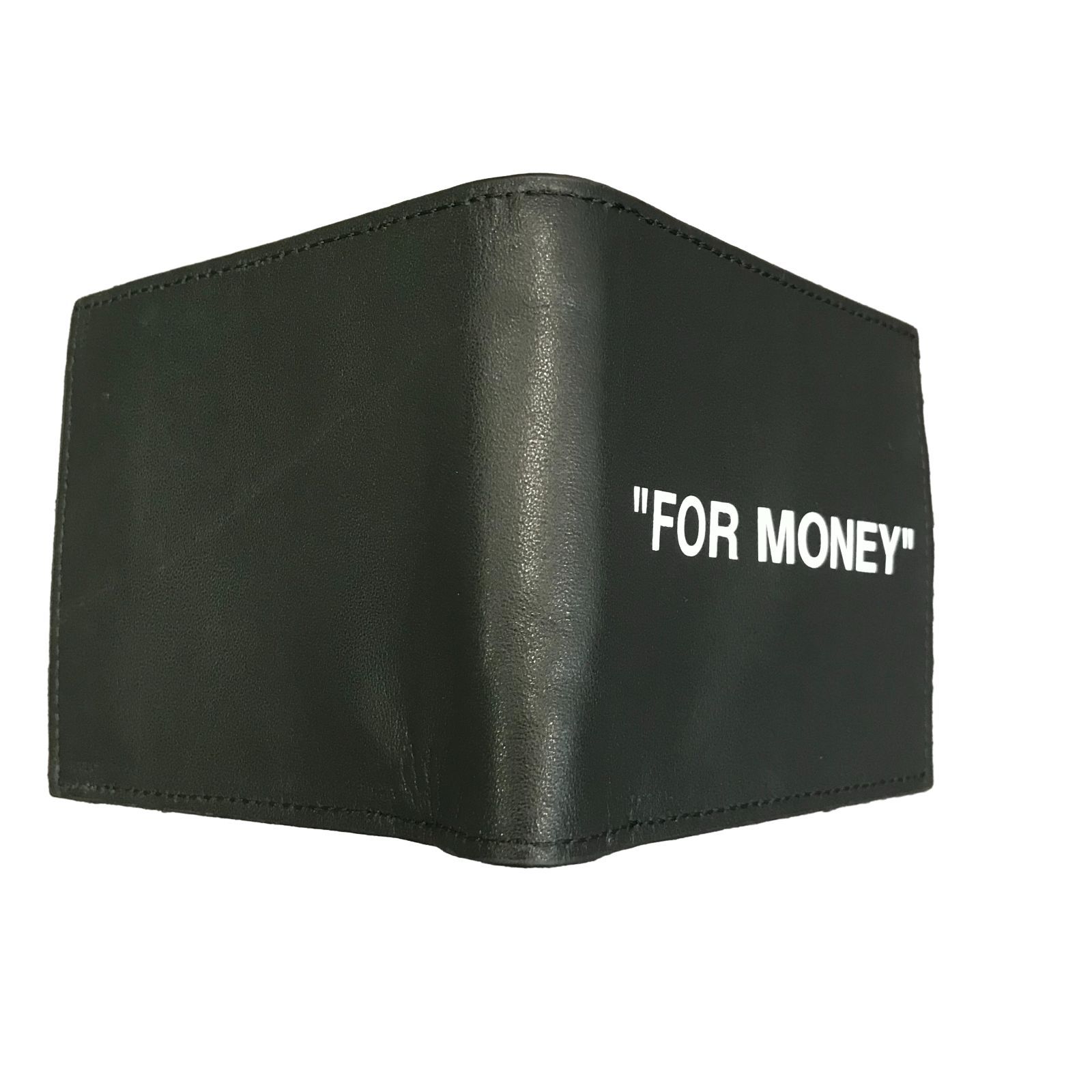 Off white “FOR MONEY” 二つ折り財布 - メルカリ