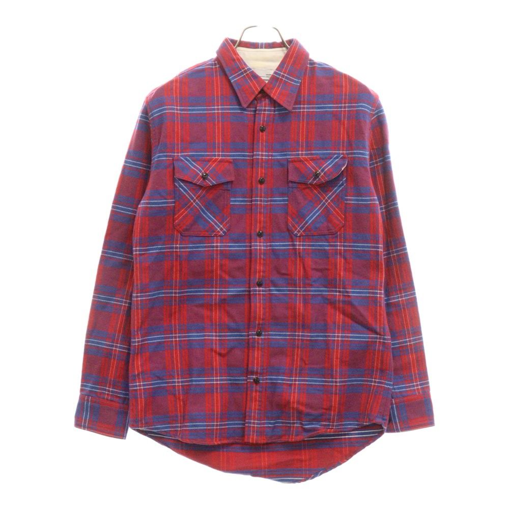 VISVIM (ヴィスヴィム) 12SS tartan check flannel shirt タータンチェック フランネル 長袖シャツ レッド/ブルー 0112105011012