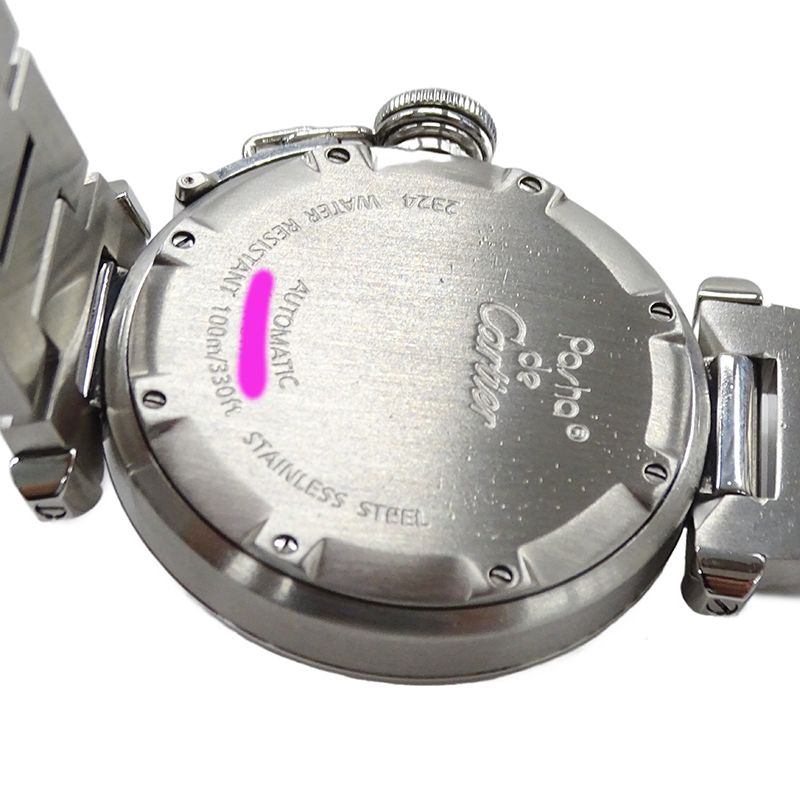 カルティエ Cartier 時計 ボーイズ ブランド パシャC デイト 自動巻き