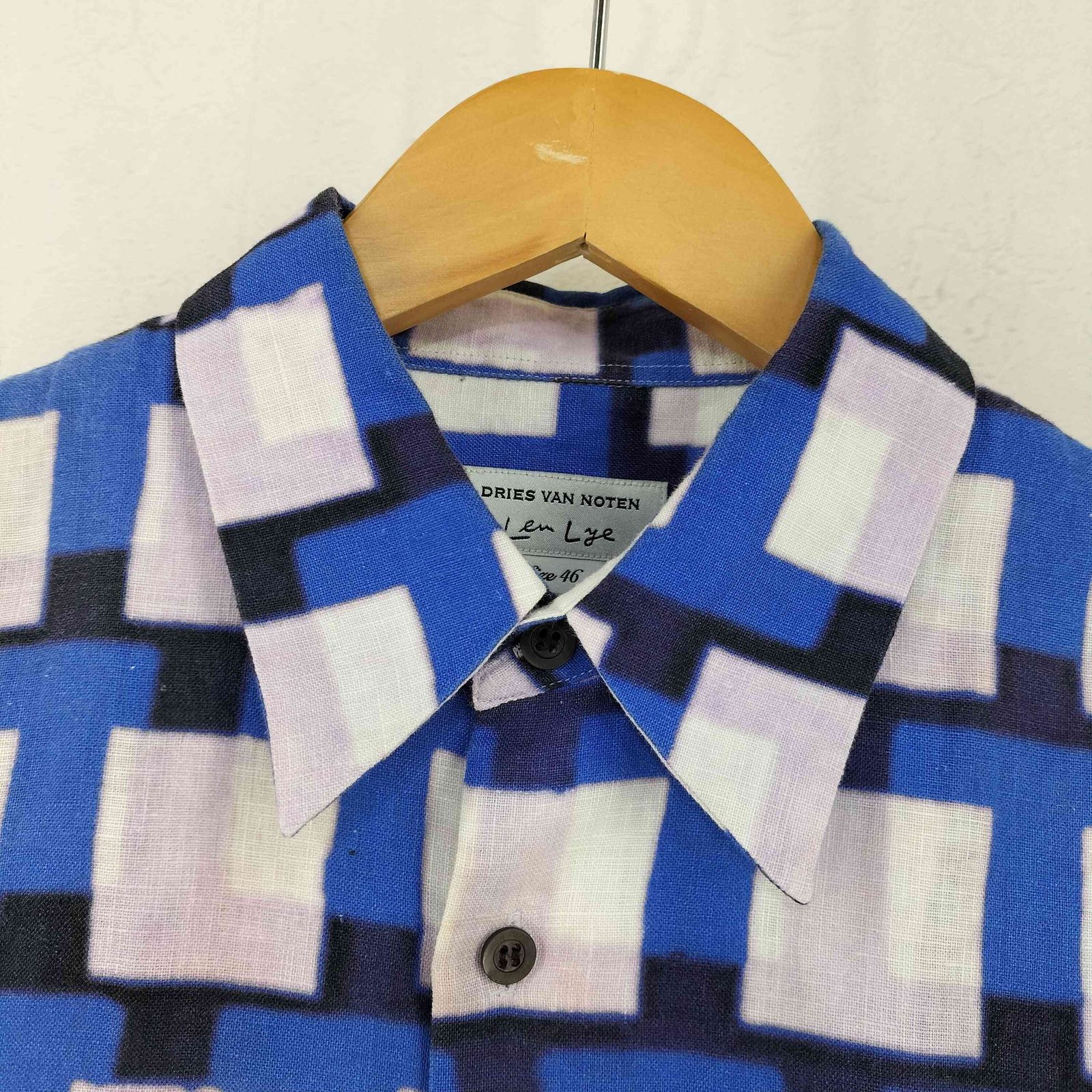 DRIES VAN NOTEN / LEN LYE リネン S/S シャツ DRIES VAN NOTEN / LEN LYE リネン S/S シャツ
