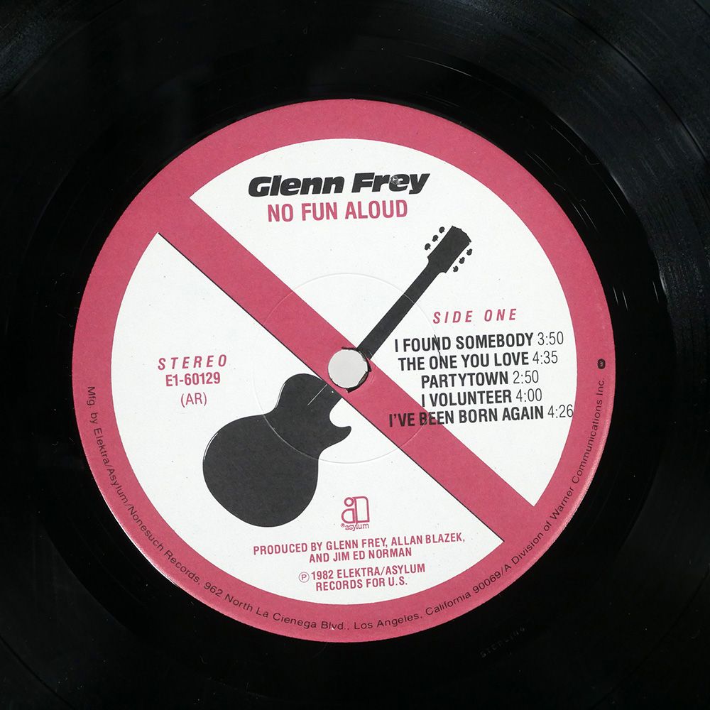 米 US盤 GLENN FREY/NO FUN ALOUD/ASYLUM E160129 LP - メルカリ