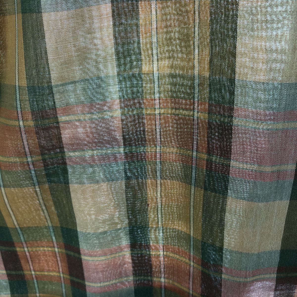 古着 70年代 シアーズ Sears PERMA PREST 長袖 チェックシャツ 