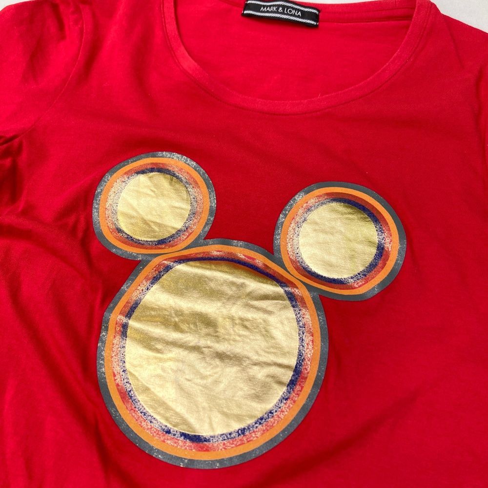 サイズ：S MARK&LONA マークアンドロナ ×Disney 半袖Tシャツ ミッキー