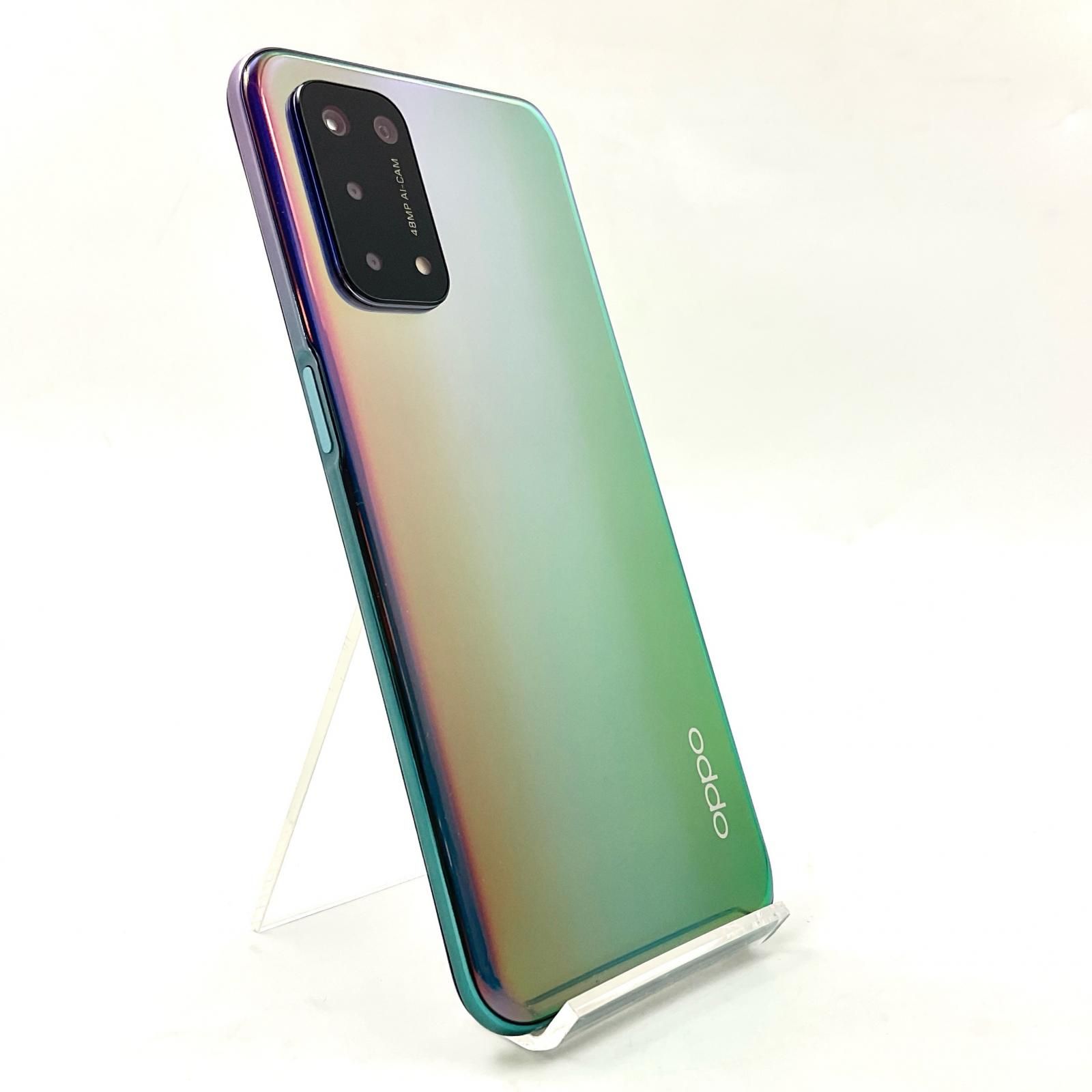 【全額返金保証】【最速発送】OPPO A54 5G 64GB ファンタスティックパープル au OPG02 白ロム 動作確認済