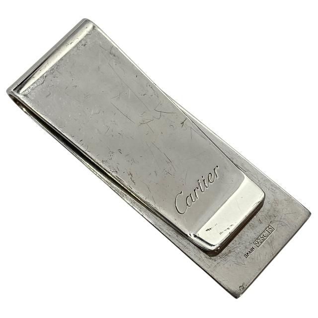 Cartier マネークリップ SV925 Cartier カルティエ マネークリップ クリップ 小物 SV925 ロゴ