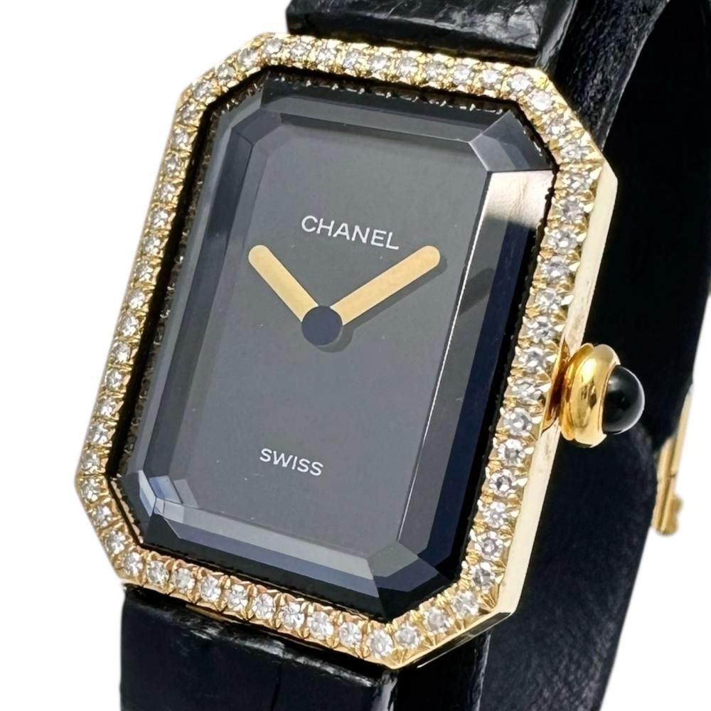 CHANEL ゴールド ブラック アナログ時計［ぬしこ］ シャネル / CHANEL J12-365 H4344 ブラック メンズ 時計 【中古