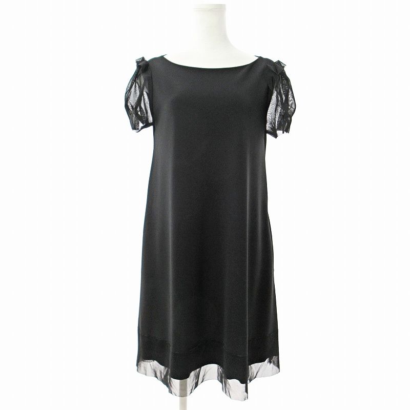 FOXEY 黒 半袖チュニック♡38サイズ Yahoo!オークション - フォクシー FOXEY チュニック サイズ38 M
