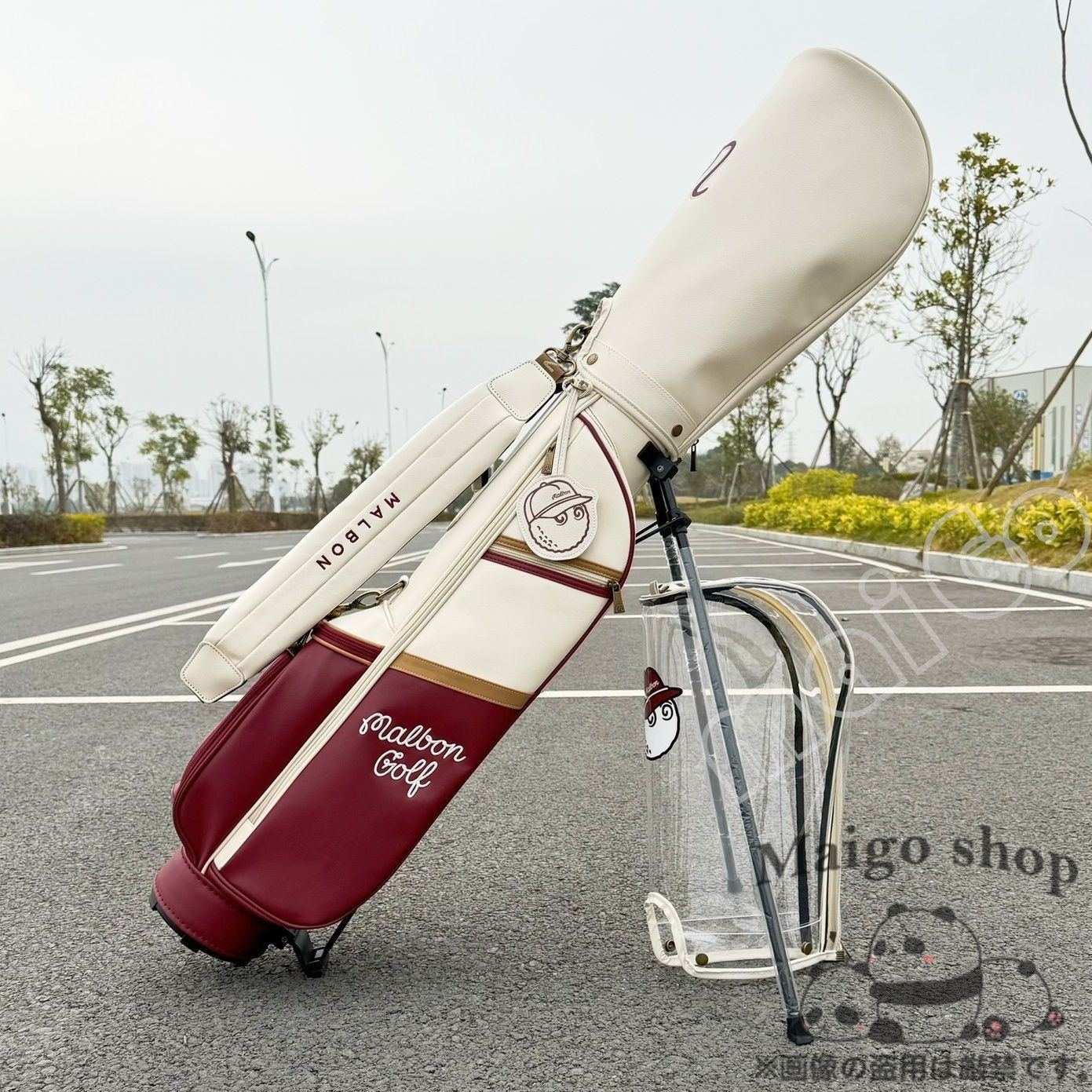 人気商品】malbon golf マルボンゴルフ キャディバッグ ゴルフバッグ