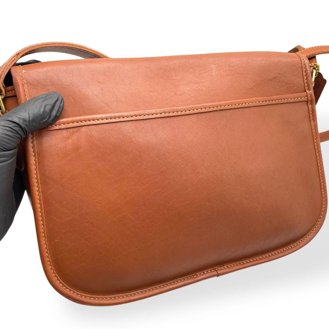 極美品✨COACH オールドコーチ ハンドバッグ ブラウン レザー 極美品 COACH オールドコーチ ショルダーバッグ USA製 レザー