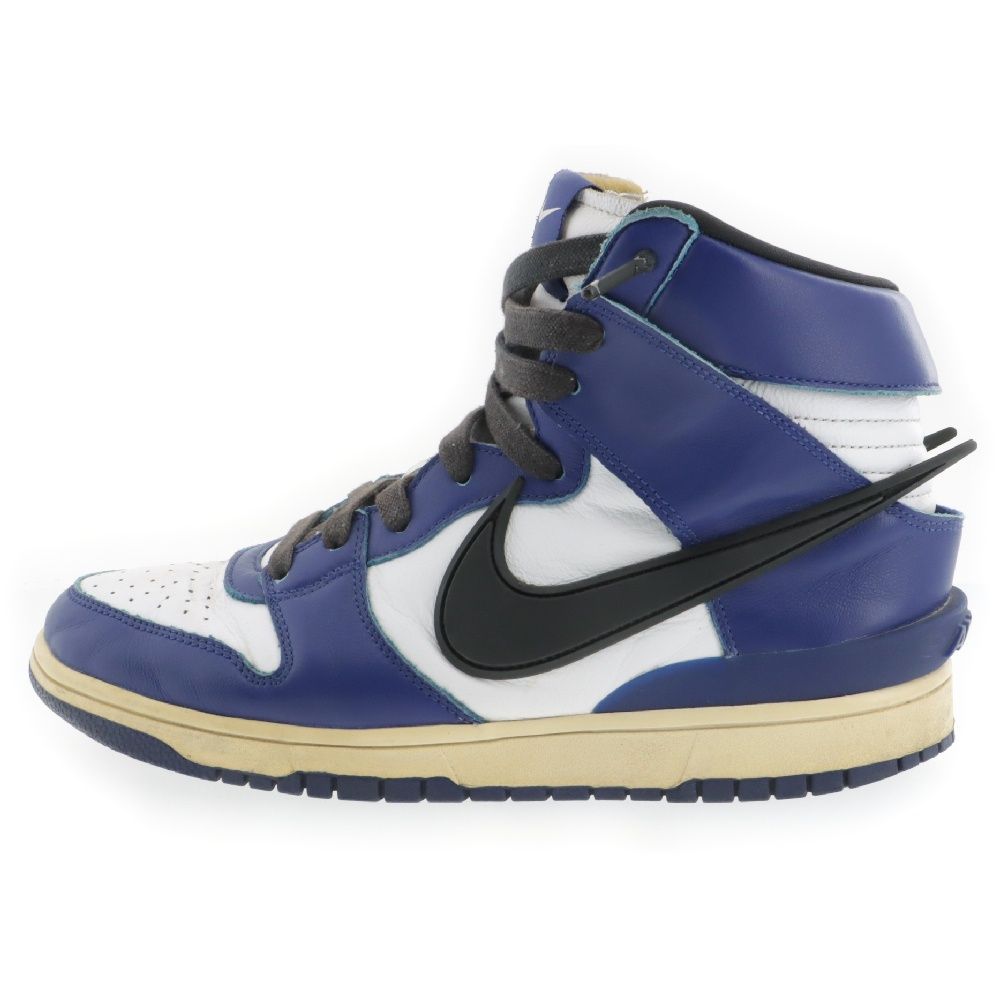 NIKE (ナイキ) ×AMBUSH DUNK HIGH Deep Royal CU7544-400 アンブッシュ ダンク ディープロイヤル ハイカットスニーカー ブルー US9/27cm