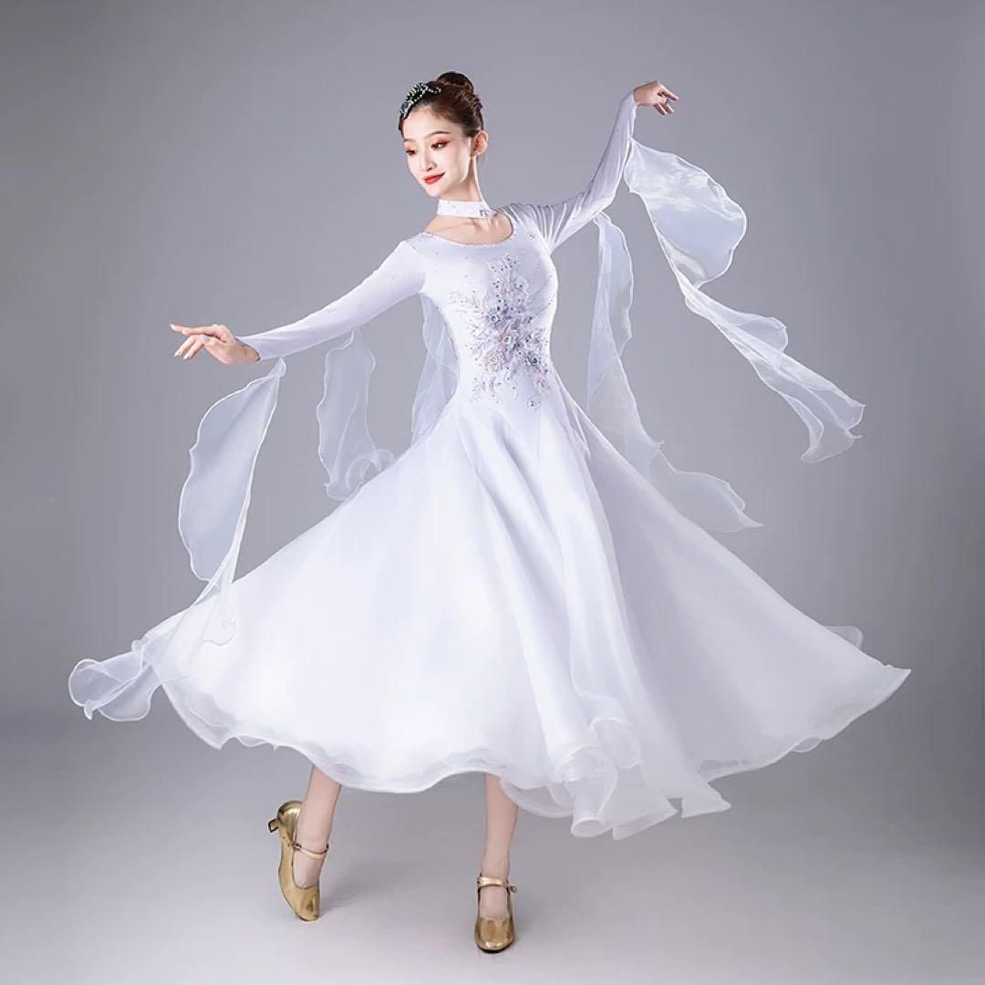 社交ダンスの練習に最適！スタンダードにオススメのワンピース！ 楽天