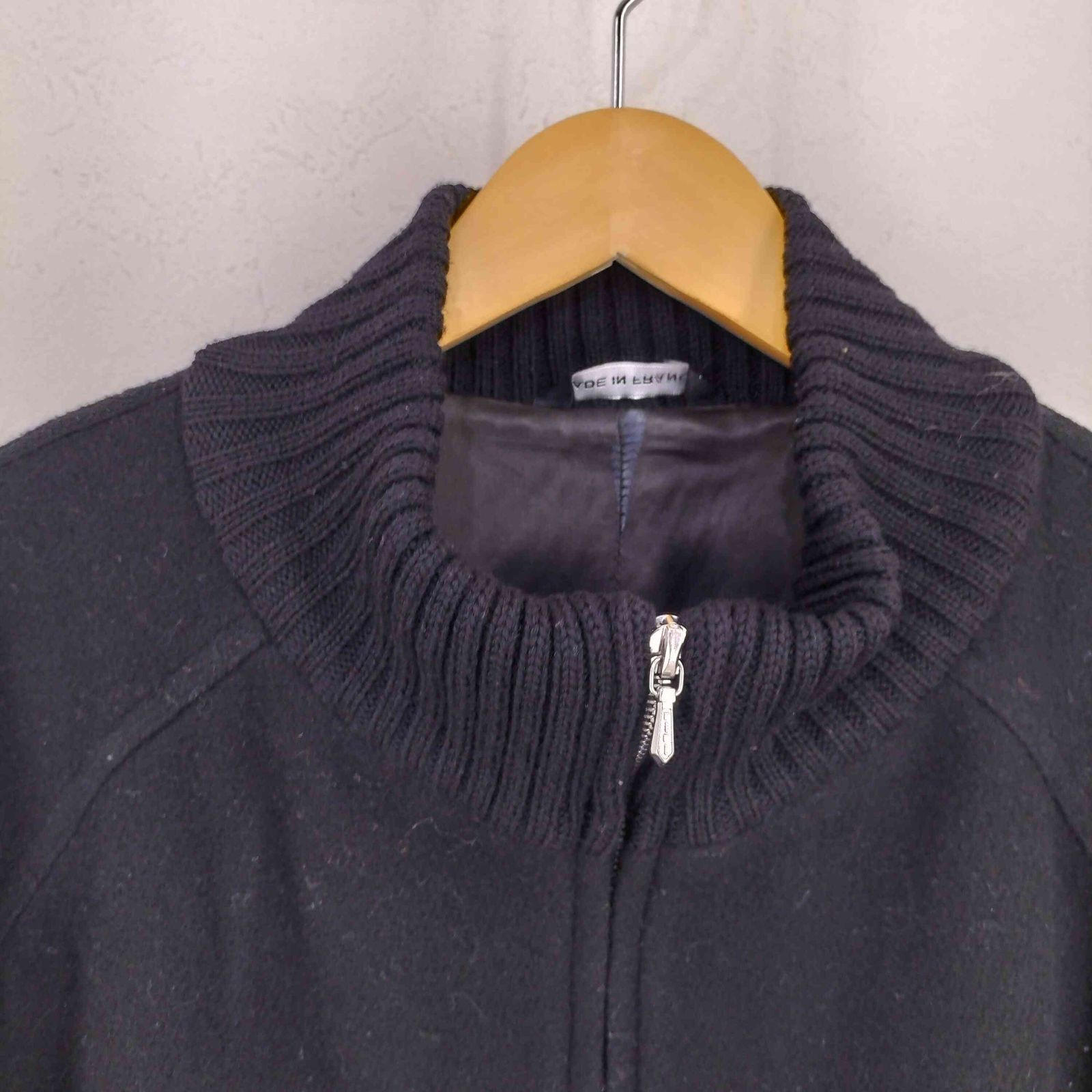 アニエスベーオム Agnes b.homme フランス製 ウールジップブルゾン