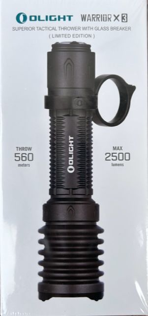 Olight オーライト WARRIOR X 3 50本限定 ガンメタルグレー ネック