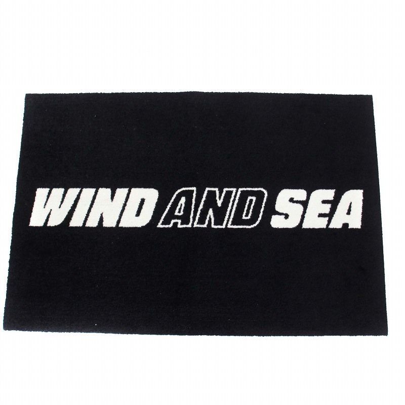 ウィンダンシー WIND AND SEA SNKRDUNK Sneaker Mat スニーカーマット 玄関ラグ 黒 ブラック /KH