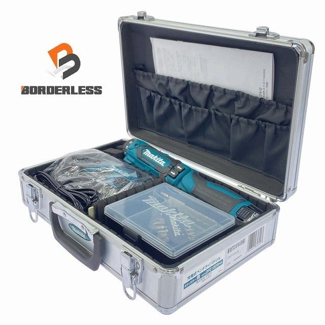 makita マキタ 7.2V 充電式ペンドライバドリル DF012DSHX 青|ブルー バッテリー2個 1.5Ah 充電器 パーツ ケース
