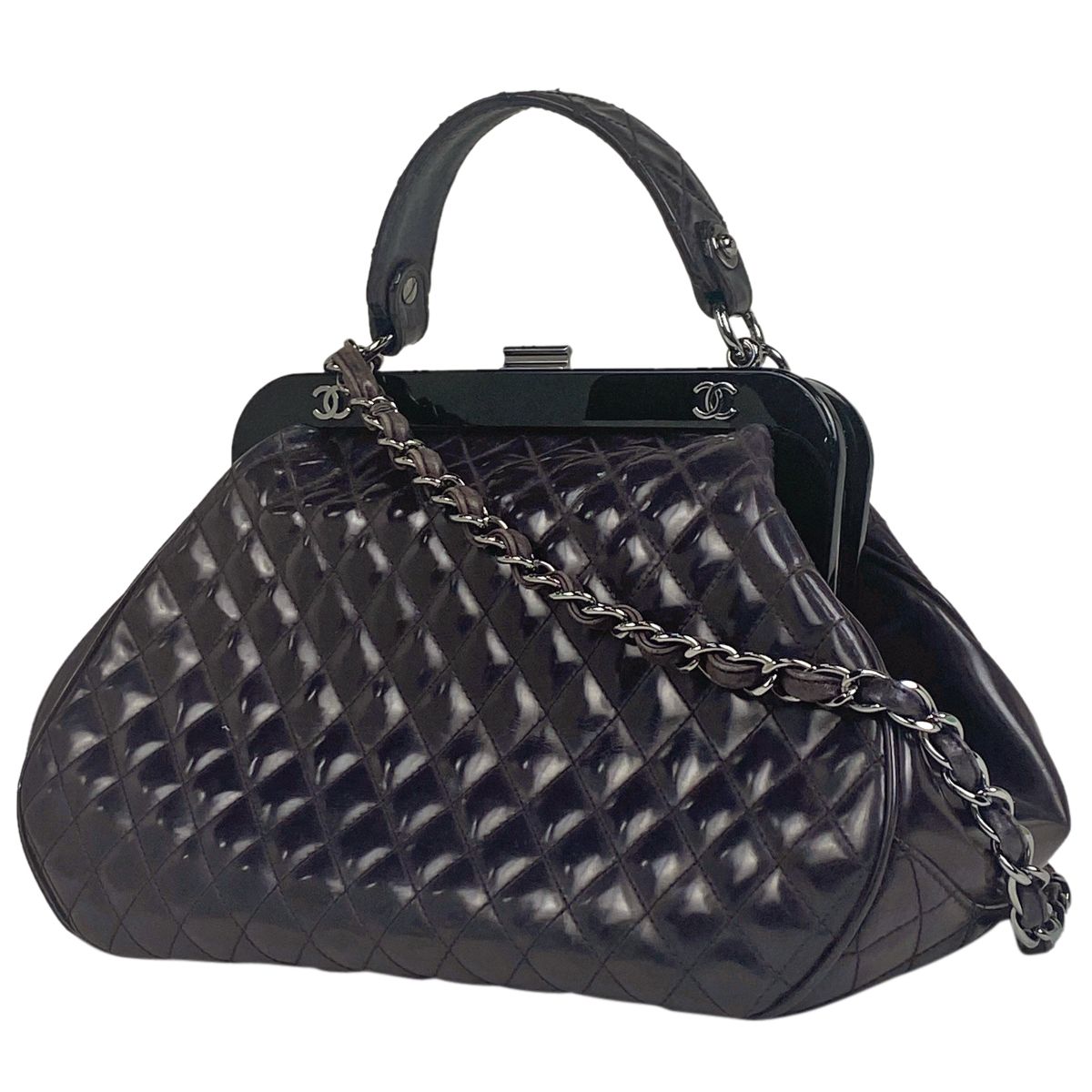 ジャンク品】シャネル CHANEL ココマーク ハンドバッグ 2WAY 