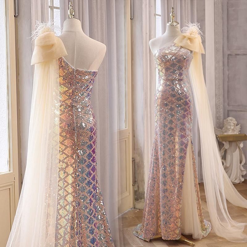 ロングドレス マーメイドドレス イブニングドレス キラキラ パーティードレス ウェディングドレス ウエディングドレス 結婚式