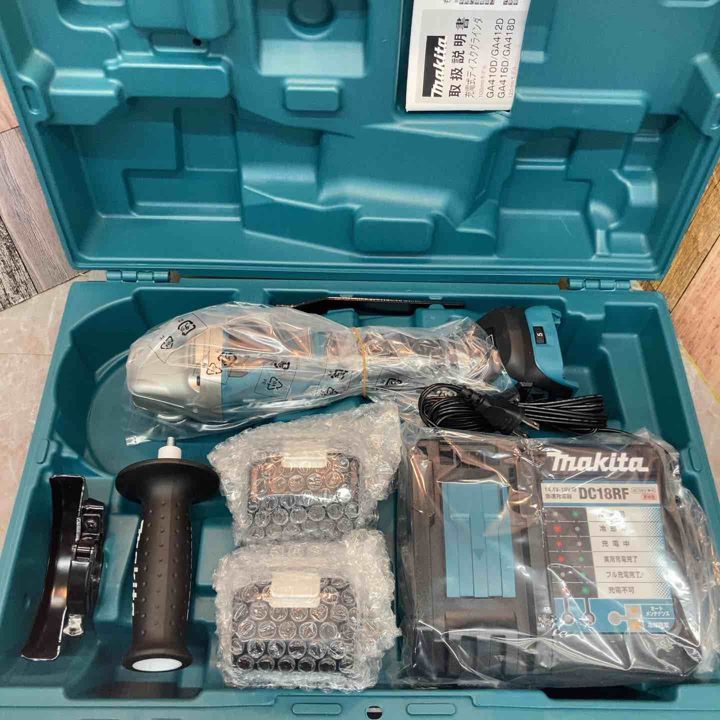 マキタ makita 100mmコードレスディスクグラインダ GA418DRGX 八潮店