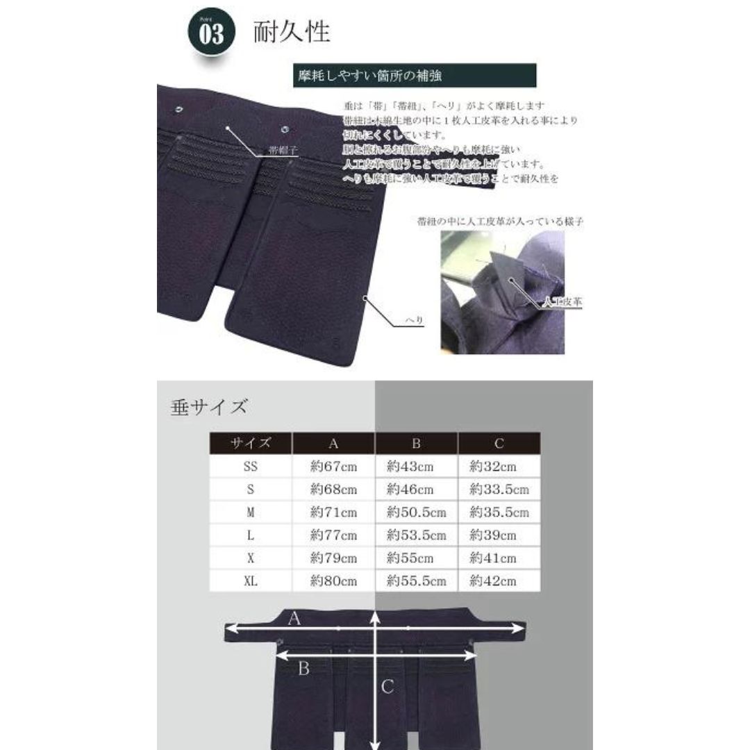 濃紺刺し