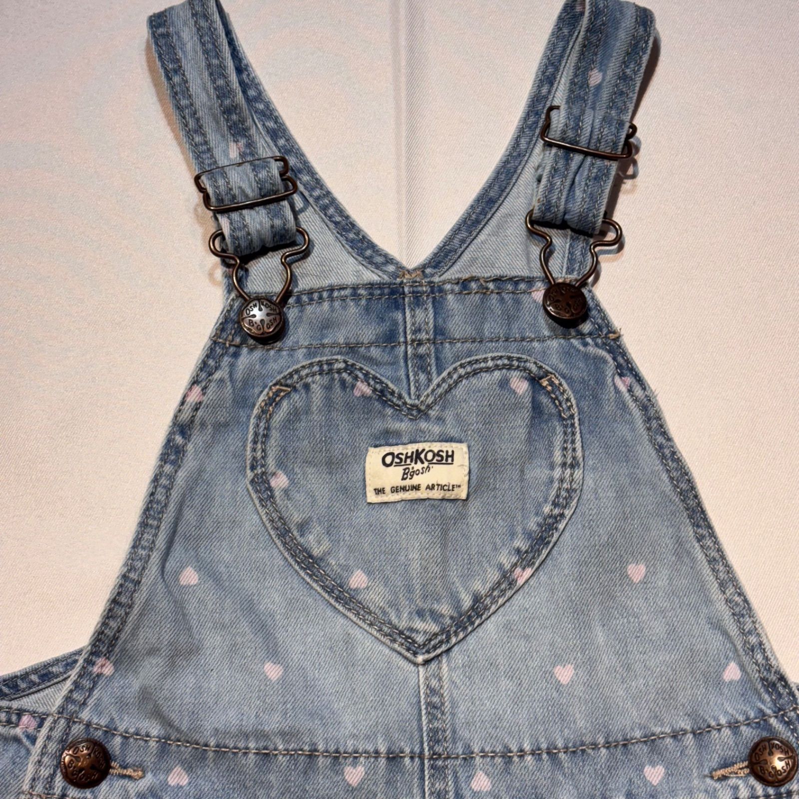 レア　ヴィンテージ　オシュコシュ　ショートオール　2T OshKosh ショートオール 90㎝ 2点セット OSHKOSH B'gosh オシュコシュ