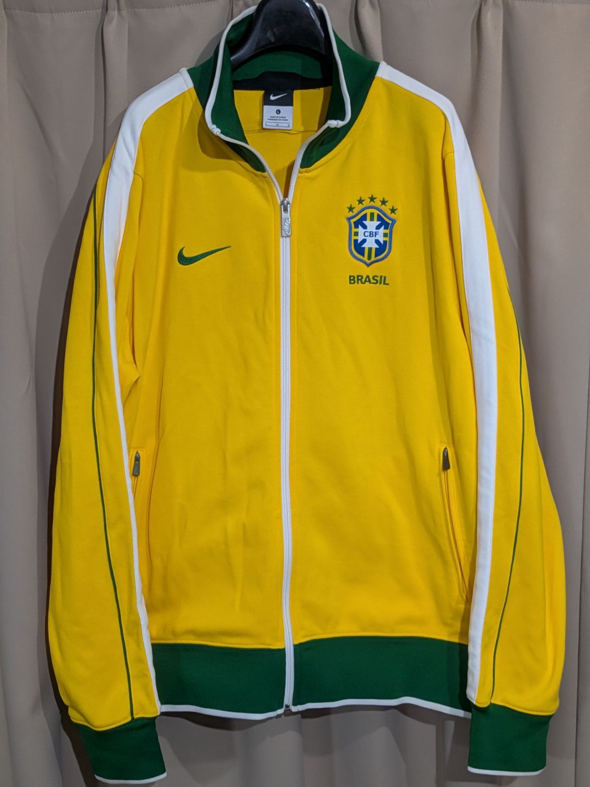 Nike ブラジル代表 ジャケット グリーン　サイズL NIKE ブラジル代表 2022 ACDPR アンセム ジャケット(グリーン) DH4741