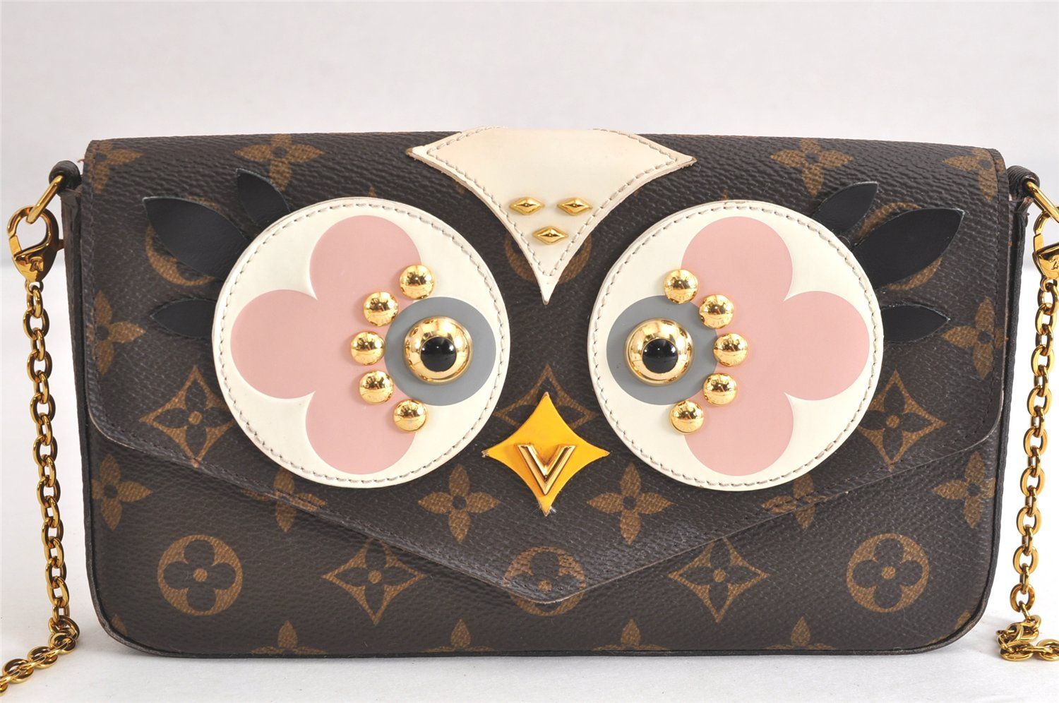 LOUIS VUITTON ルイヴィトン モノグラム ポシェット フェリーチェ ショルダーバッグ ラブリー Bird 2879N