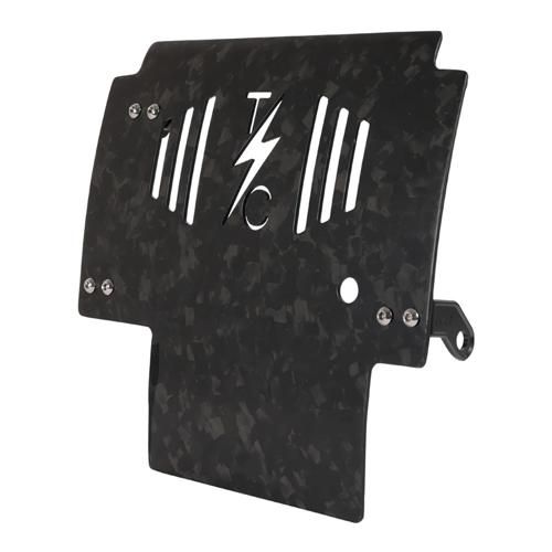 リアルフォージドカーボン SKID プレート ブラックブラケット 2025年以降FLHXSE FLTRXSE 2025年以降FLHX|U FLTRX FLTRXSTSE