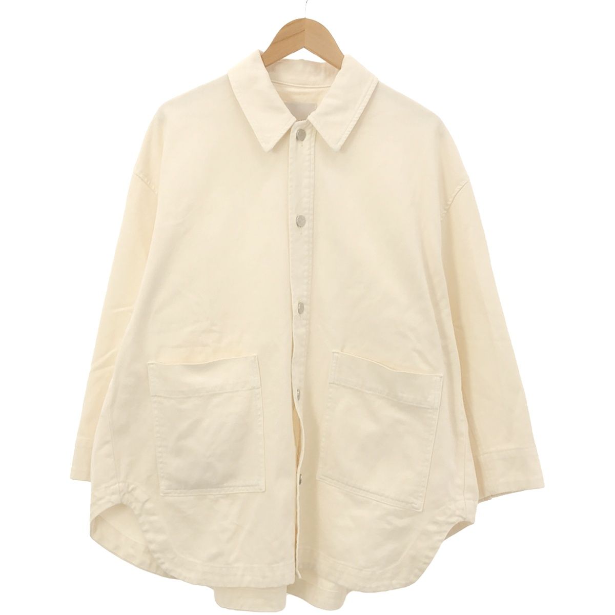 CLANE クラネ 21SS BACK SQUEEZE DENIM JACKET カバーオールデニム 