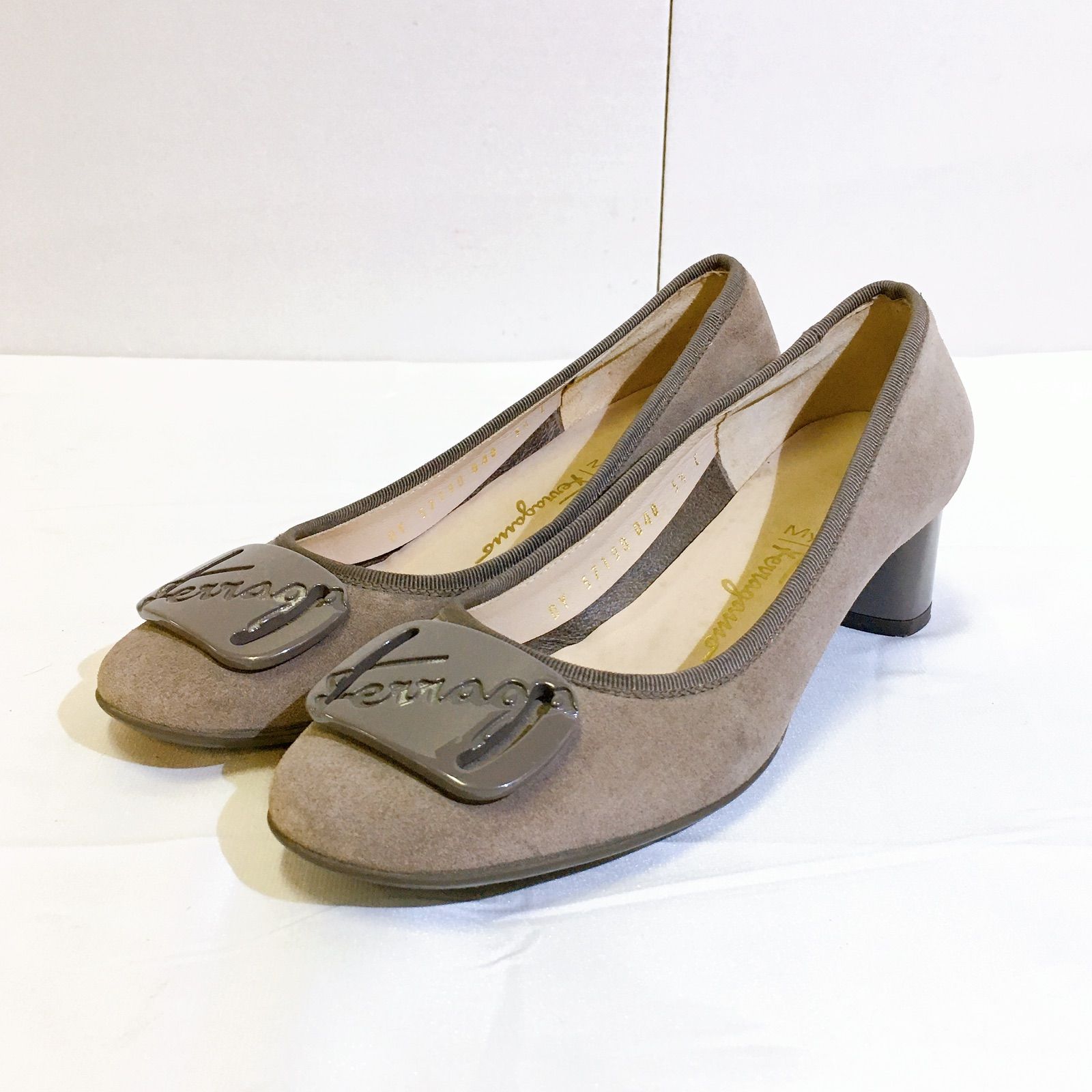 初夏の装い⭐美品マイフェラガモ☆My Ferragamo☆パンプス☆7 1/2D 初夏の装い⭐美品マイフェラガモ☆My Ferragamo☆パンプス☆7 1/