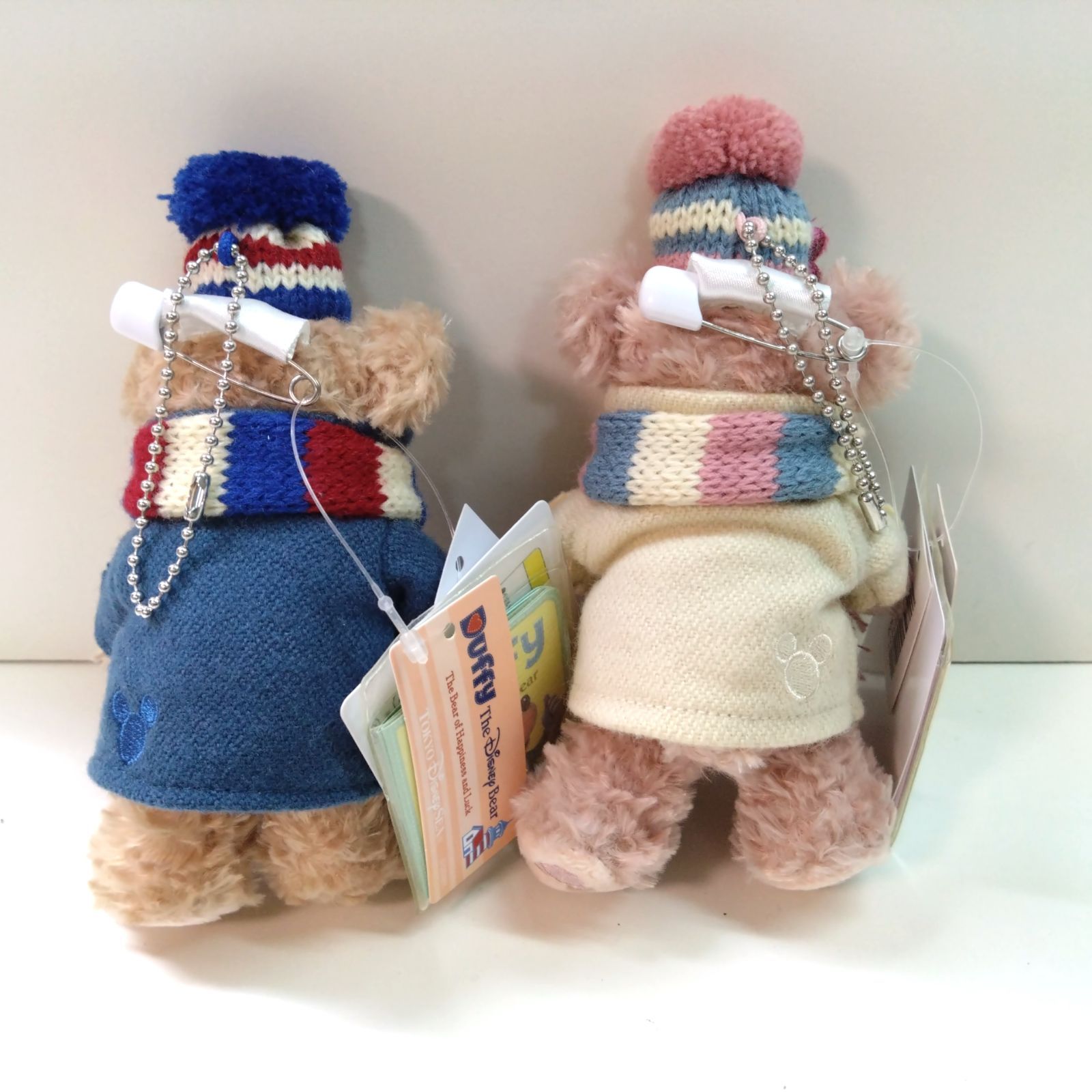 227 【タグ付き】ダッフィー シェリーメイ ぬいぐるみバッジ
