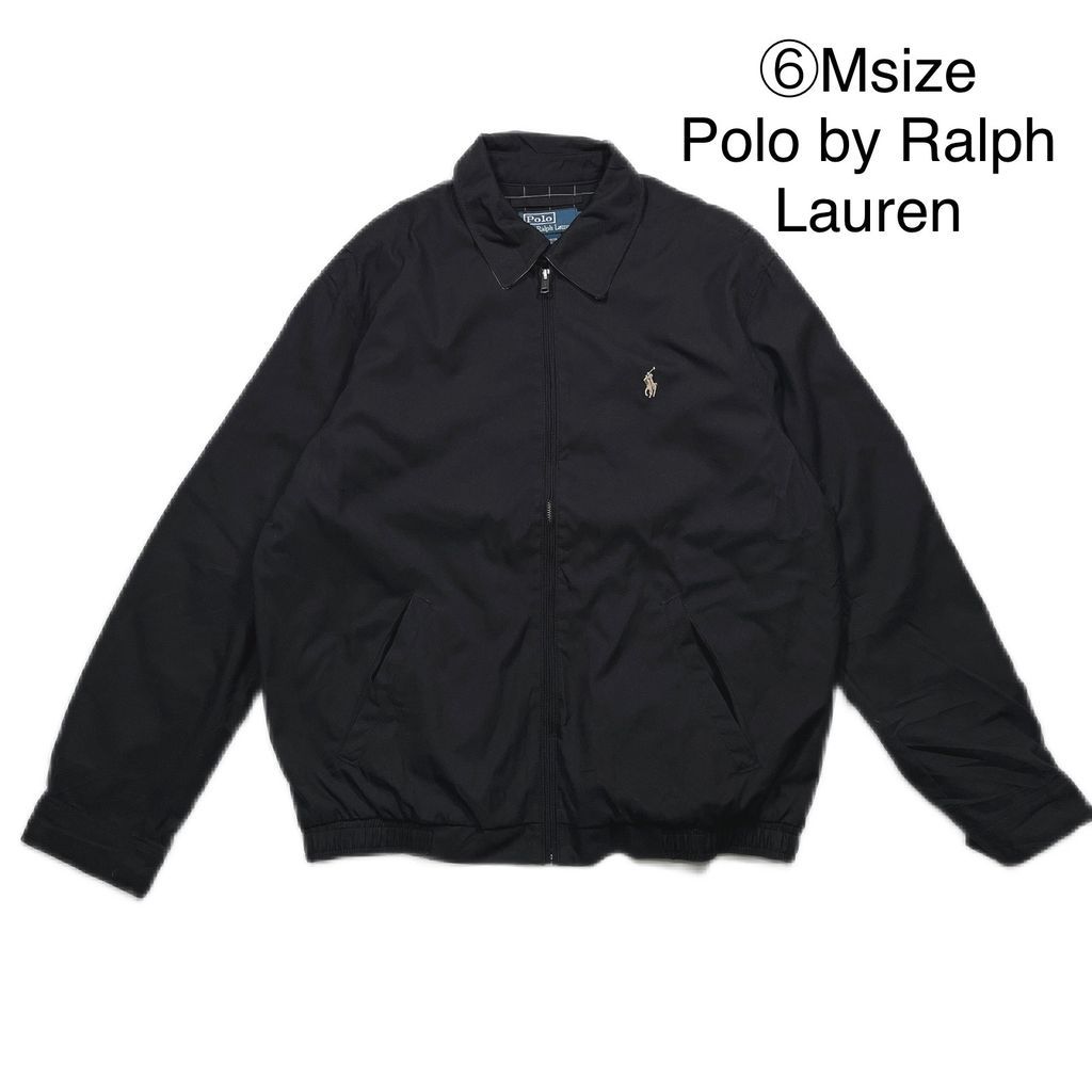 POLO RALPH LAUREN スウィングトップ ブルゾン size M 黒 6 Msize Polo Ralph Lauren swing top Mサイズ ポロラルフ