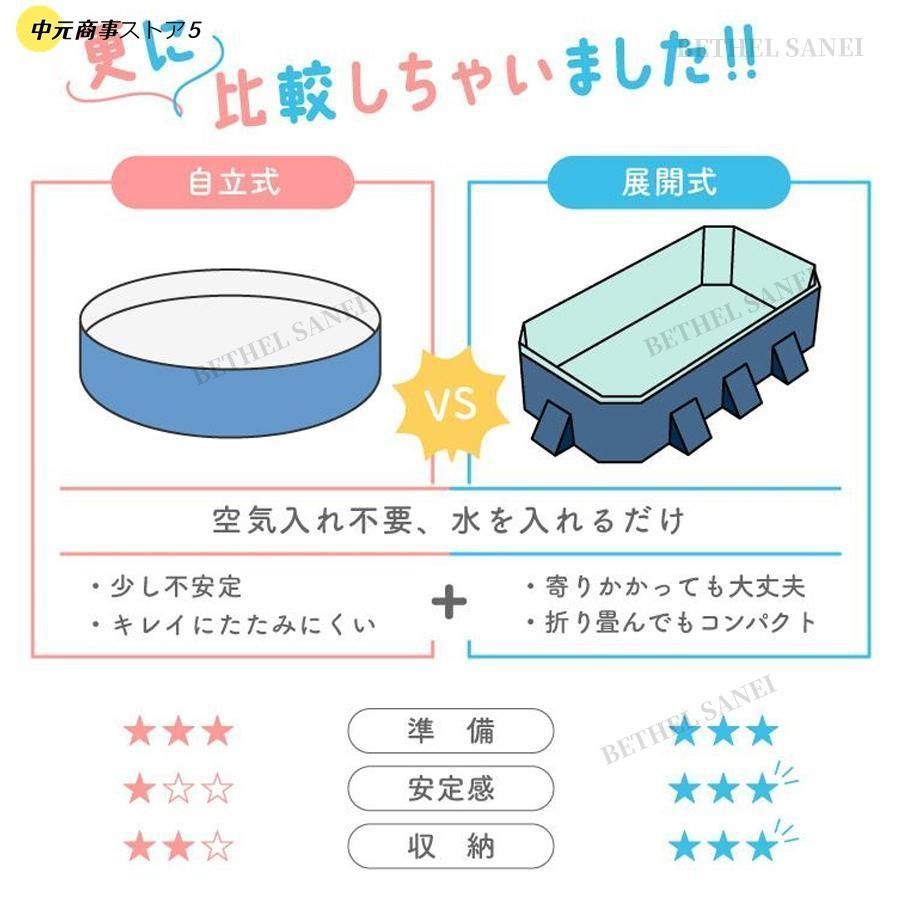 ビニールプール 支え板付き
