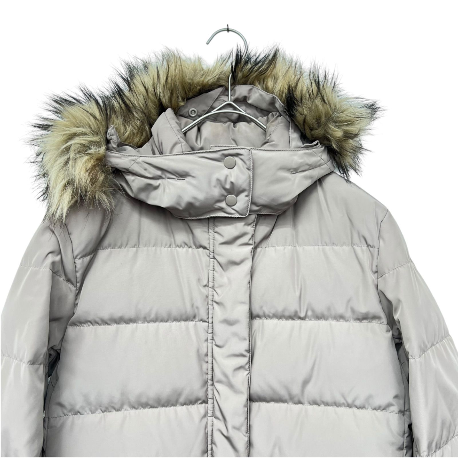 ユニクロ UNIQLO ダウンコート ダウンジャケット ロング フーディー L