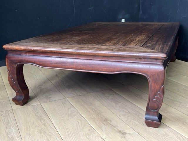 大阪唐木指物家具 販売 中森喜三郎作 唐木座卓 ローテーブル 作家物