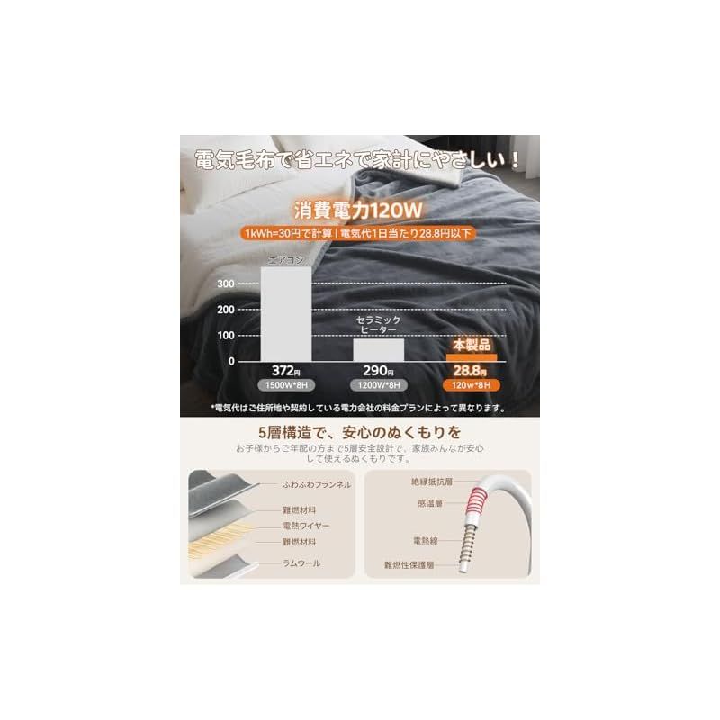 大きめサイズ＆10段階温度調整＆ 9つタイマー機能