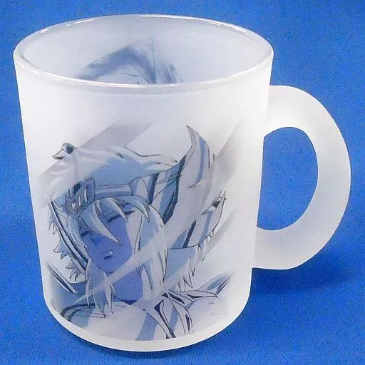 中古】マグカップ・湯のみ(キャラクター) 白鳥星座の氷河 すりガラス