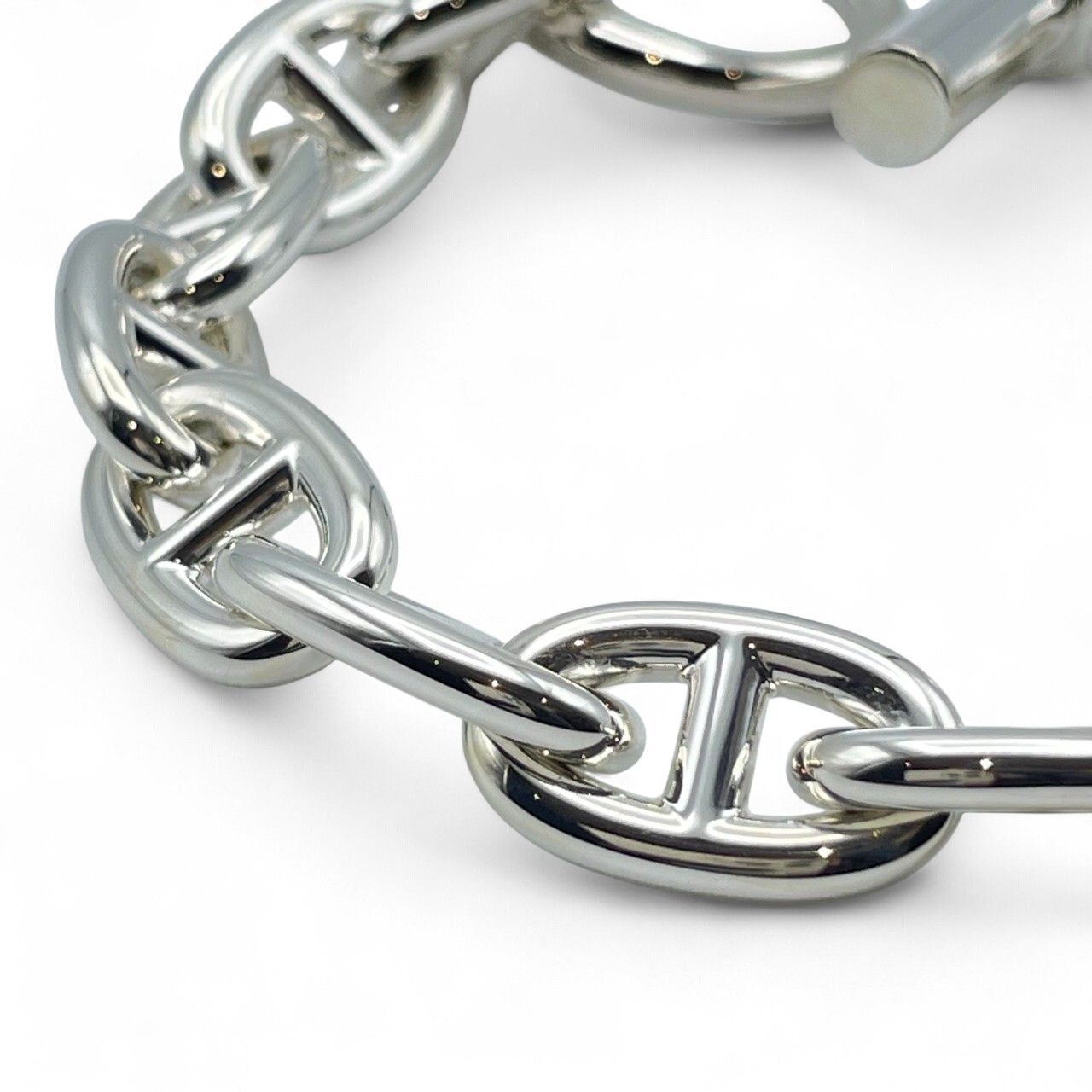 エルメス シェーヌ ダンクル ブレスレット MM シルバー925 14コマ