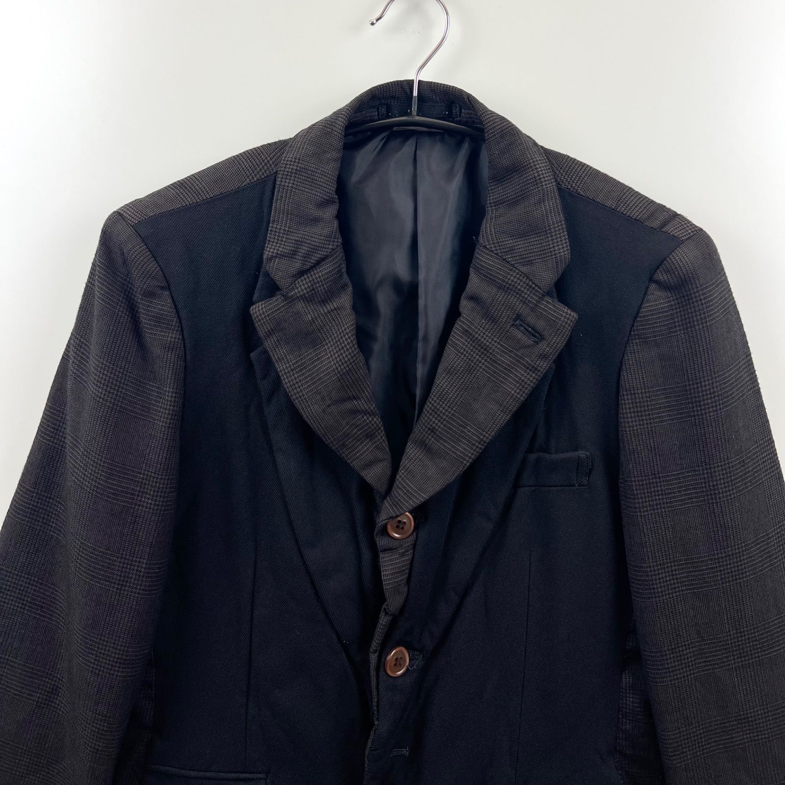 COMME des GARCONS HOMME PLUS 00s wool pattern 3B jacket AD2009 S