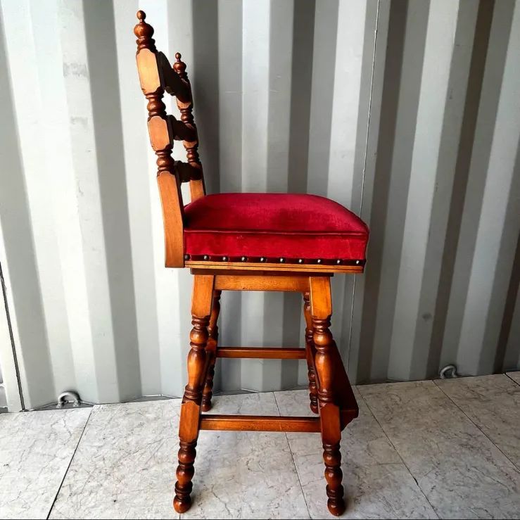 取付無料！横浜ダニエル おしゃれアンティーク 360°回転式カウンターチェア✨ 取付無料！横浜ダニエル おしゃれアンティーク 360°回転式