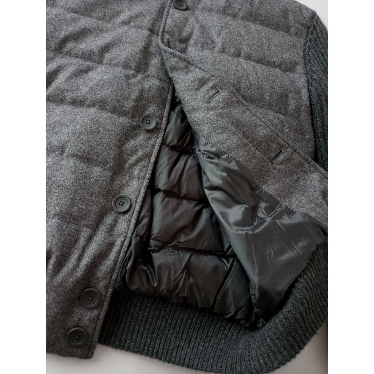 定価228800円 Herno ヘルノ シルク カシミア サキソニー×ローゲージ