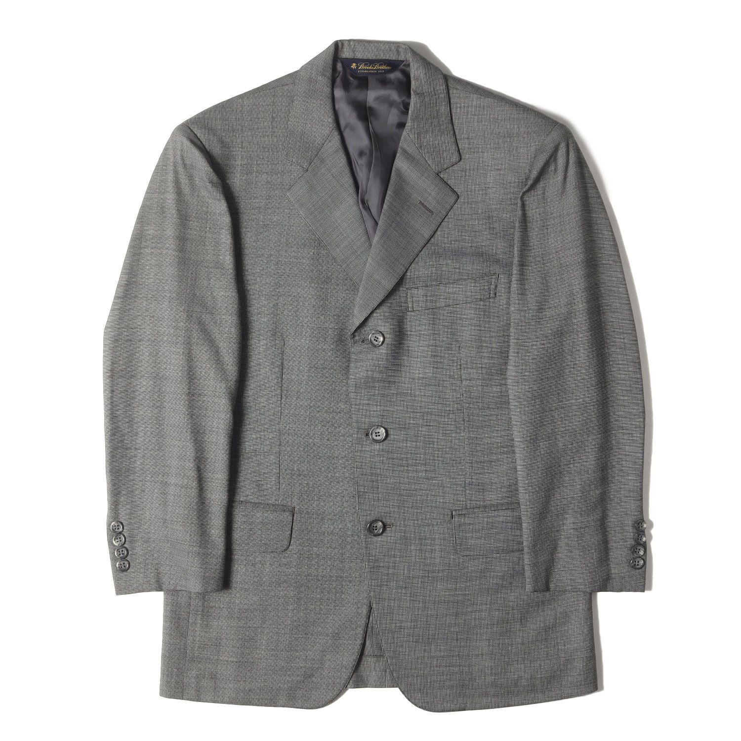 美品　ブルックスブラザーズ スーツ　セットアップ XLサイズ 40SHT グレー 中古・古着通販】BROOKS BROTHERS (ブルックスブラザーズ