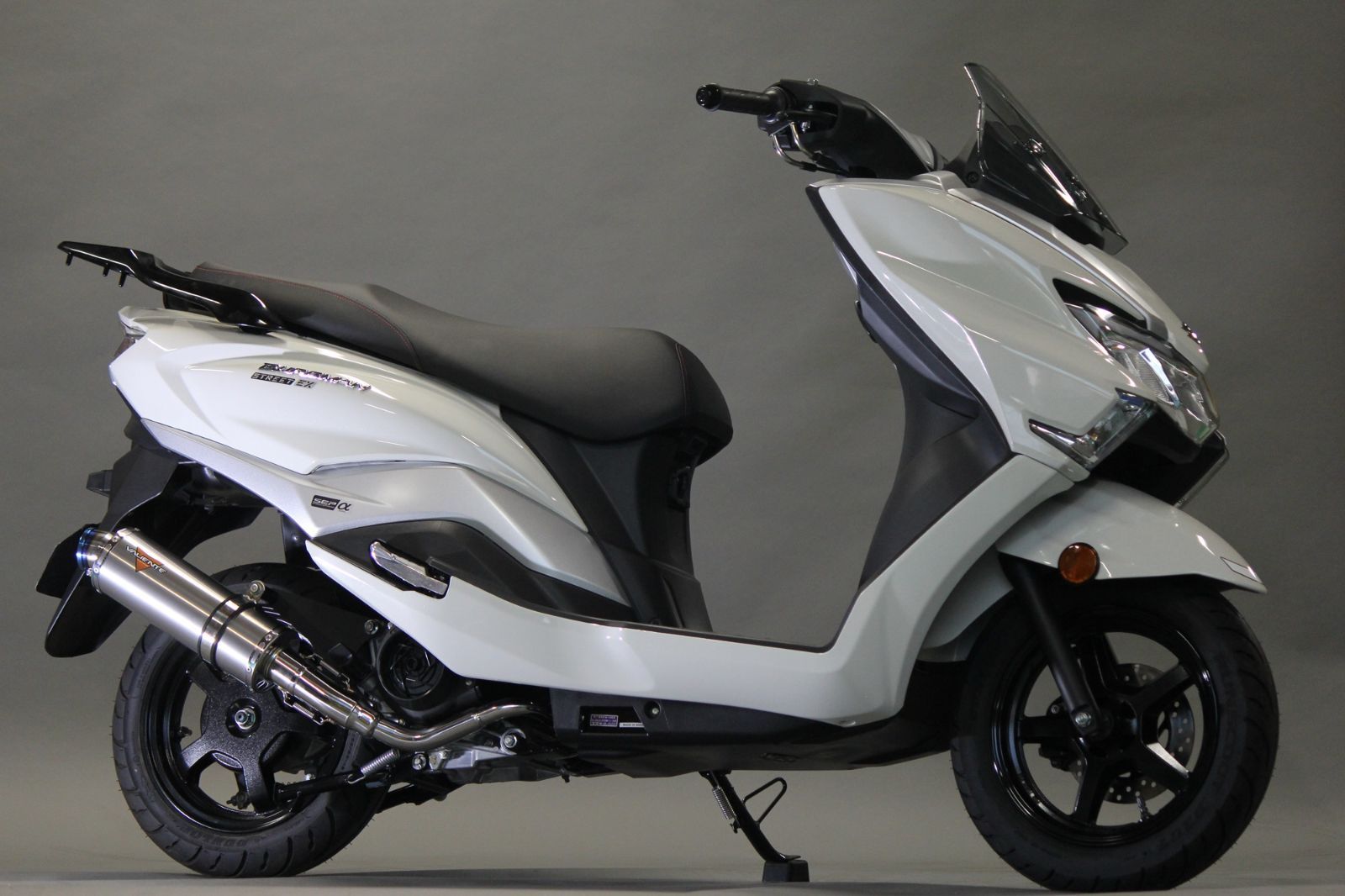 バーグマンストリート125EX バイクマフラー 8BJ-EA23M デュラ チタン 