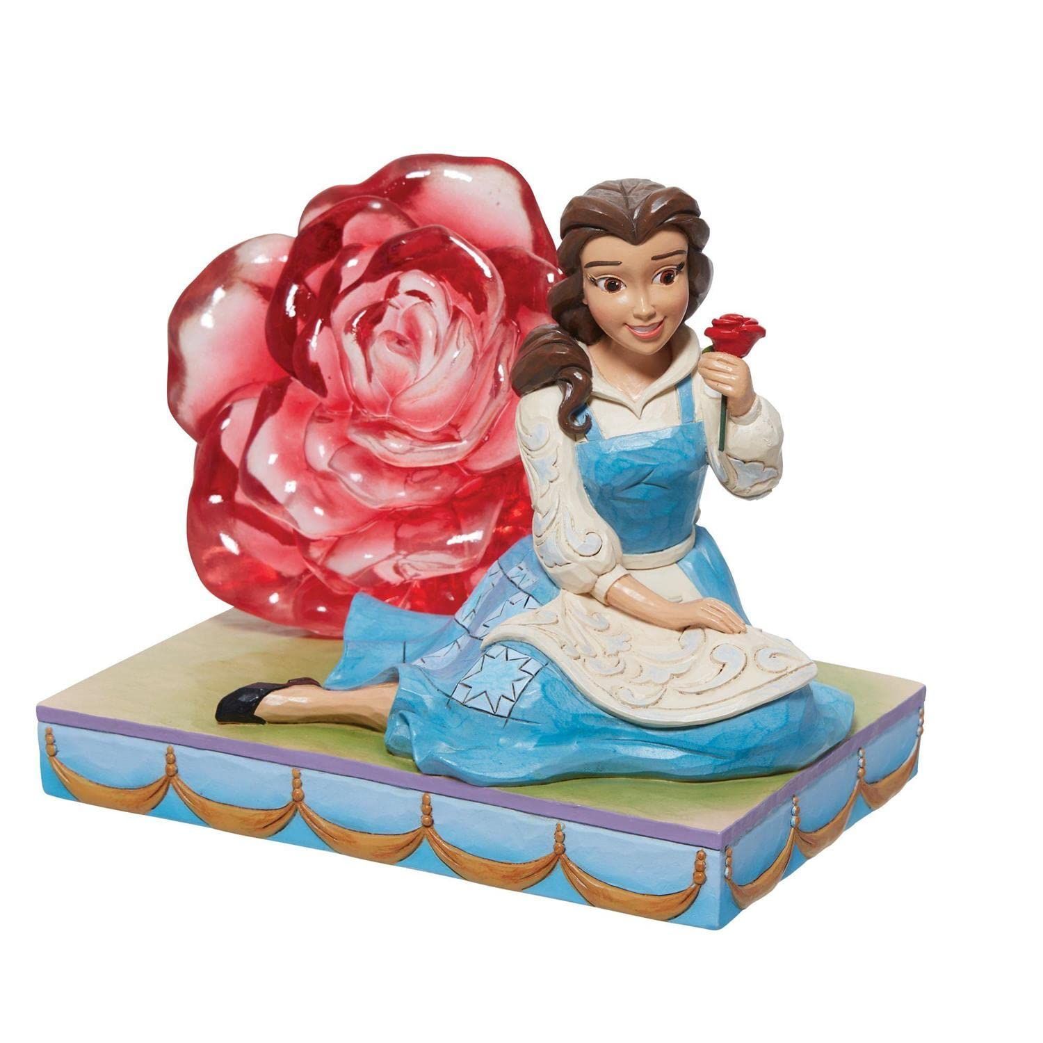 商品 エネスコ enesco スタチュー|フィギュア ディズニー トラディション DISNEY TRADITIONS ベル クリアローズ サイズ11×15.5×12.3cm DTR6011924
