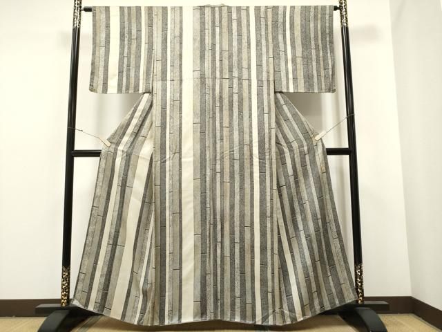 平和屋着物○アンティーク 大正ロマン 訪問着 舞花文 金彩 正絹 逸品