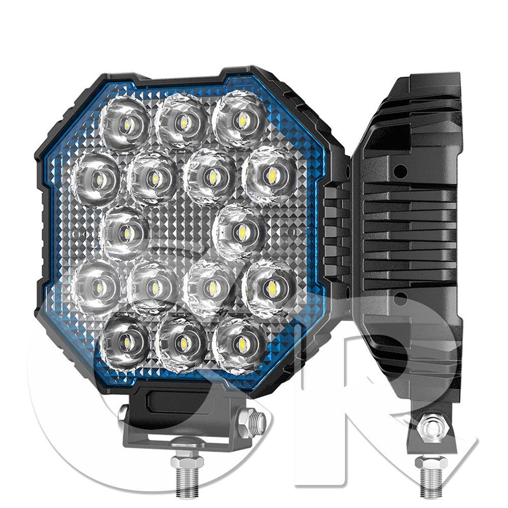 青シリーズ 5インチ 作業灯 LED ワークライト 45W 狭角タイプ スポットライト ホワイト 12V/24V兼用 前照灯 投光器 照明 ジープ SUV 大型車 トラック ランクル 除雪車 漁船 トラクター 漁業用 農業